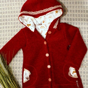 Hooded jacket desired design A-line &quot;El Friede&quot;