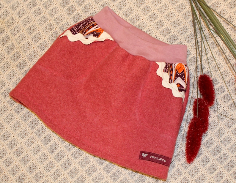 Wool skirt Clementinchen, size 80-140 image 3