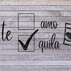 Tequila SVG | Tequila PNG | Mexican Svg