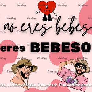 Tu no eres bebesita PNG / Bebesota / Bad Bunny Sublimation / Bad bunny Mug /
