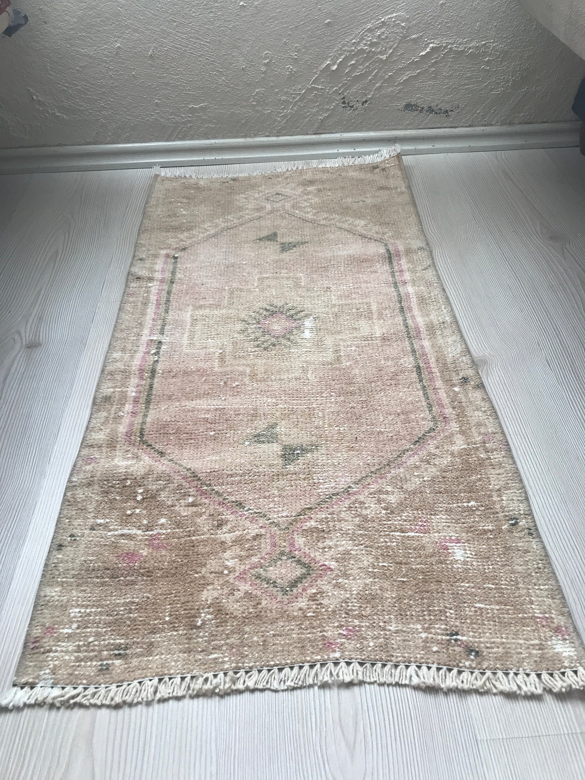 Turkish Bathroom Rug Turkish Door Mat 37x18.50inch Vintage Etsy