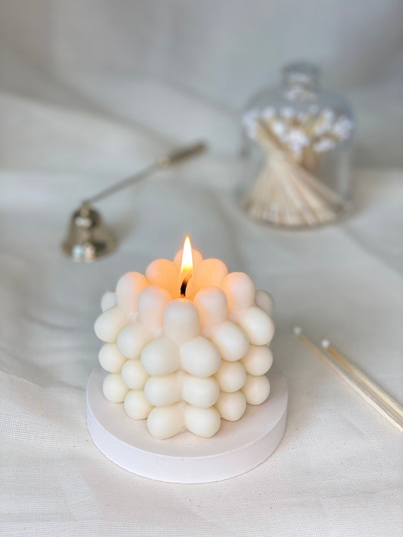 Spiky Bubble Candle/Big Bubble Candle/ Soy Candles/ Luxury Candles