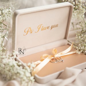 BOITE ALLIANCE, écrin pour alliance  mariage personnalisé, bague fiançailles, boites à bijoux en velour, coussin alliance, gravure prénom