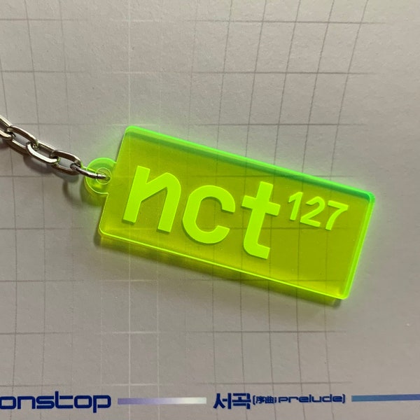 Kpop NCT 127 Regular-Irregular Acrylic 2" Keychain, Birthday Gift, Kpop Gift