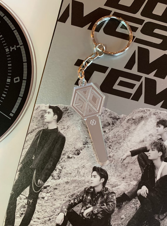 Kpop Exo Lightstick Acrylic 2 Keychain Kpop Gift Birthday Gift