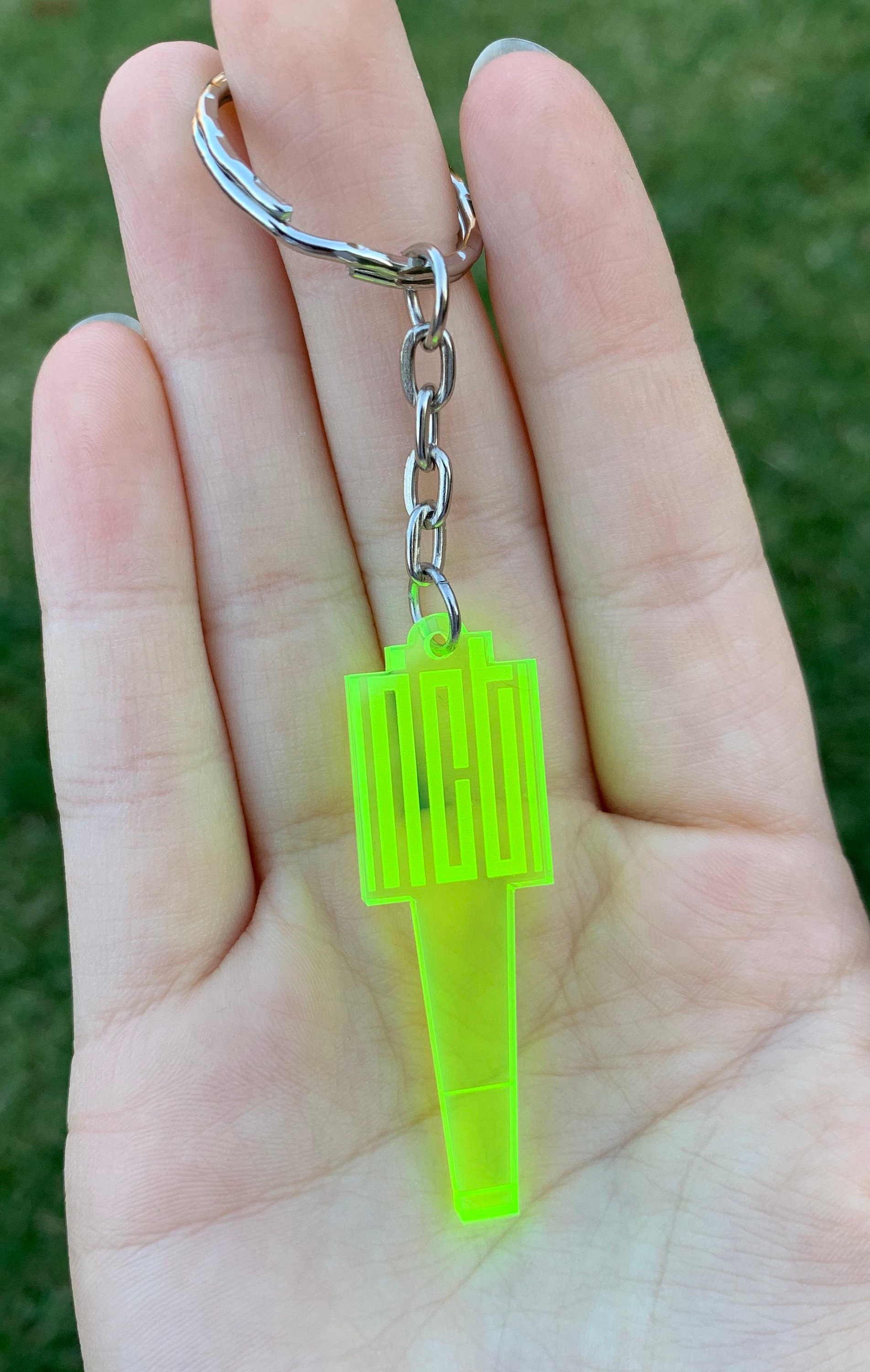 Kpop NCT Lightstick Acrylic Keychain Etsy