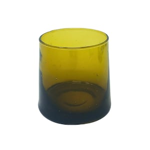 Inverted Recycled Drinking Glass Brown
