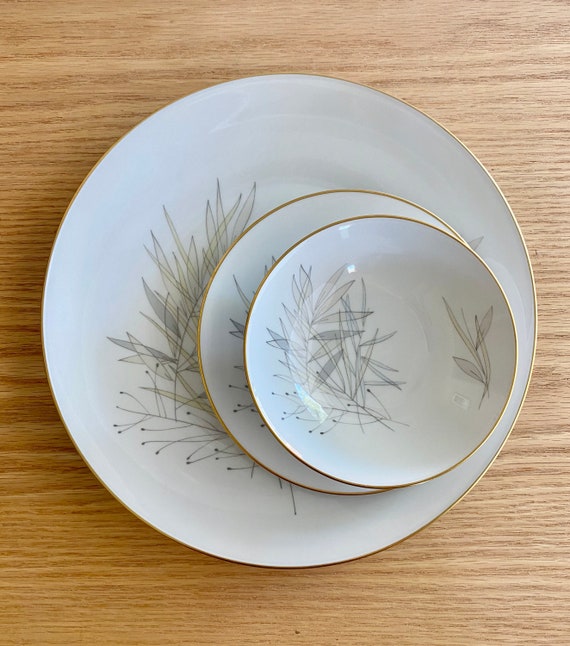 ローゼンタール(ROSENTHAL)花柄陶磁器皿5枚セット 食器・キッチン用品 ローゼンタール(ROSENTHAL)花柄陶磁器皿5枚セット