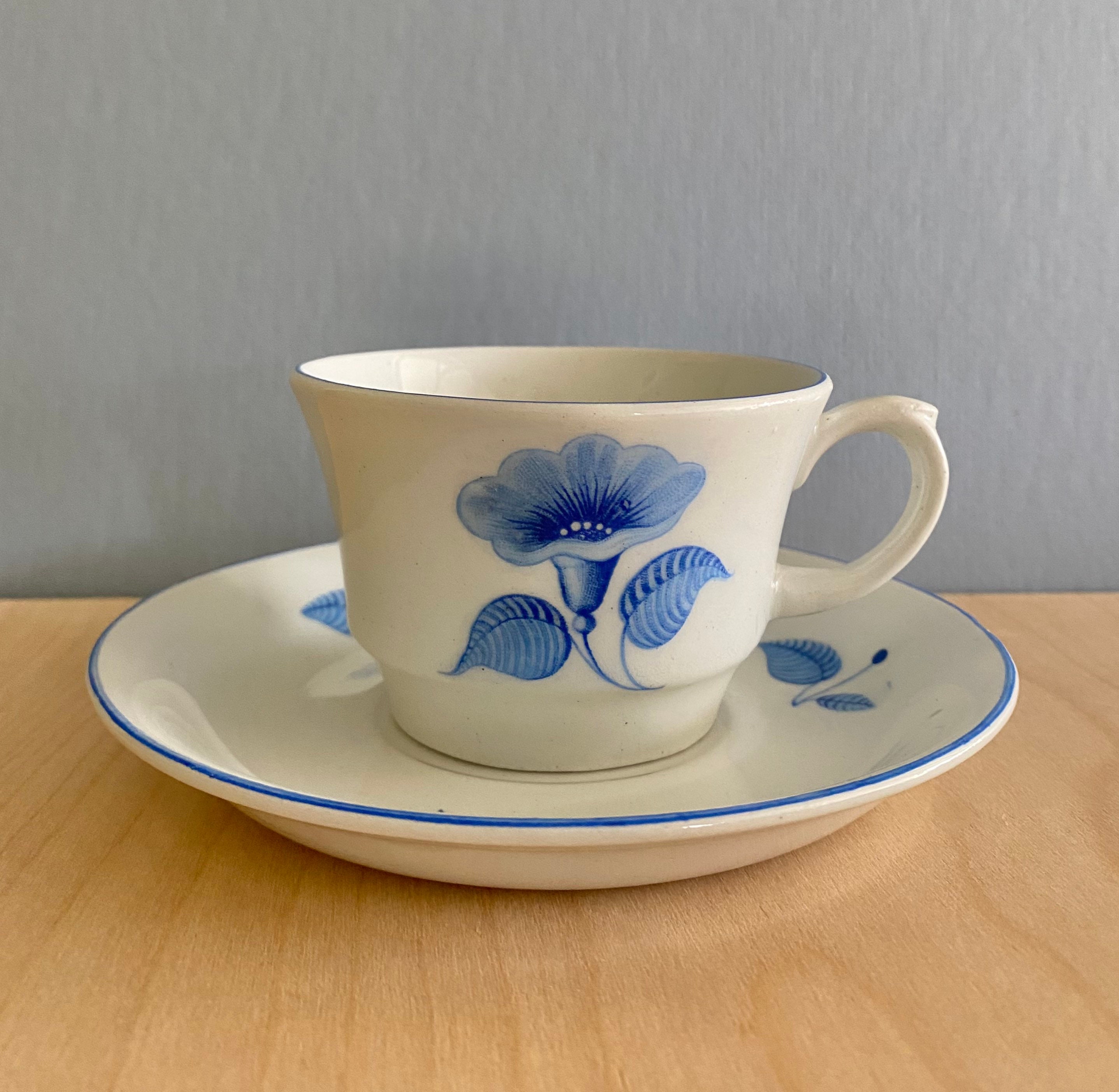 食器 ARABIA FINLAND Lot - ARABIA FINLAND CERAMIC BLUE & WHITE ALI PATTEN LARGE