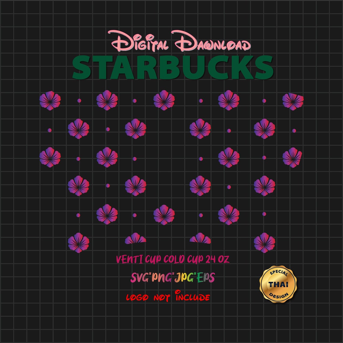 Free Free Flower Svg Starbucks 896 SVG PNG EPS DXF File