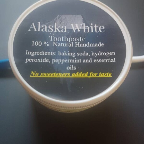 Alaska White Toothpaste with Black Seed and Tea Tree oil