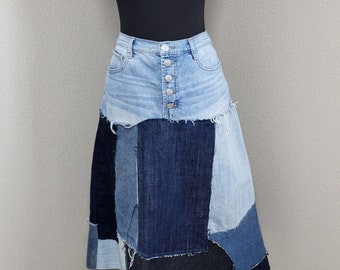 Upcycled Skirt - Etsy