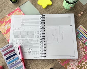 Reading Tracker A5 — Reading journal for 60 books