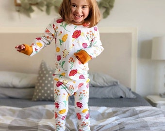 Pyjama une pièce zippé au dos FLORAL