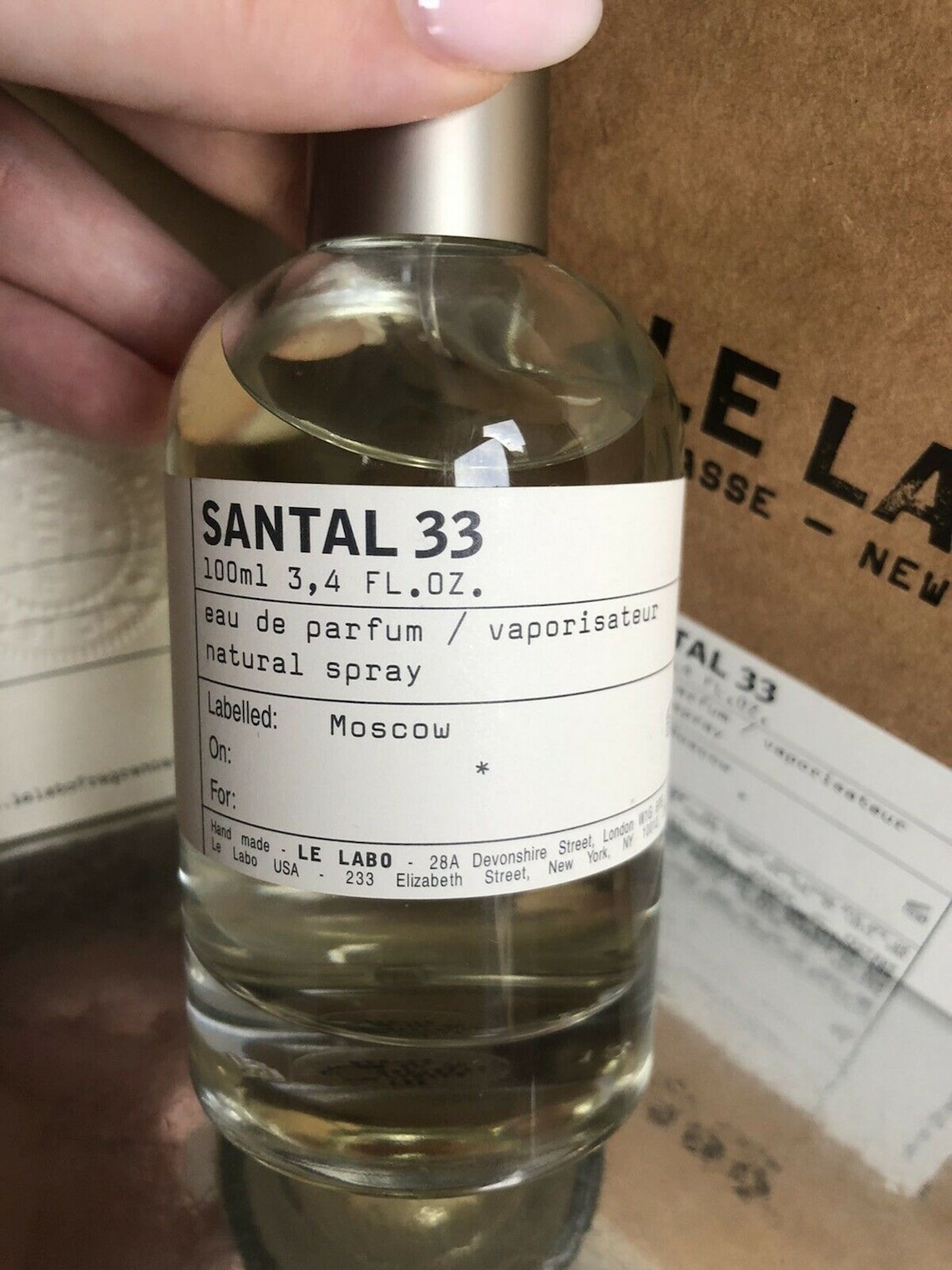 Le Labo Santal 33 100 ml 3.4 oz Eau de Parfum Unisex | Etsy