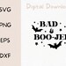 Bad and Boo-jee SVG, Halloween SVG, Digital Files, Cut File, Design for ...