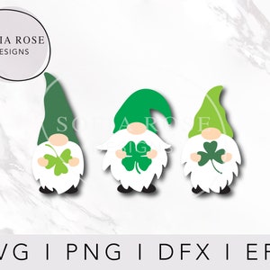 Gnomes SVG, St.Patrick’s Day Gnomes SVG, Clover Svg, Shamrock Svg, Cricut Svg, Cricut Cut Files, Digital Cut Files