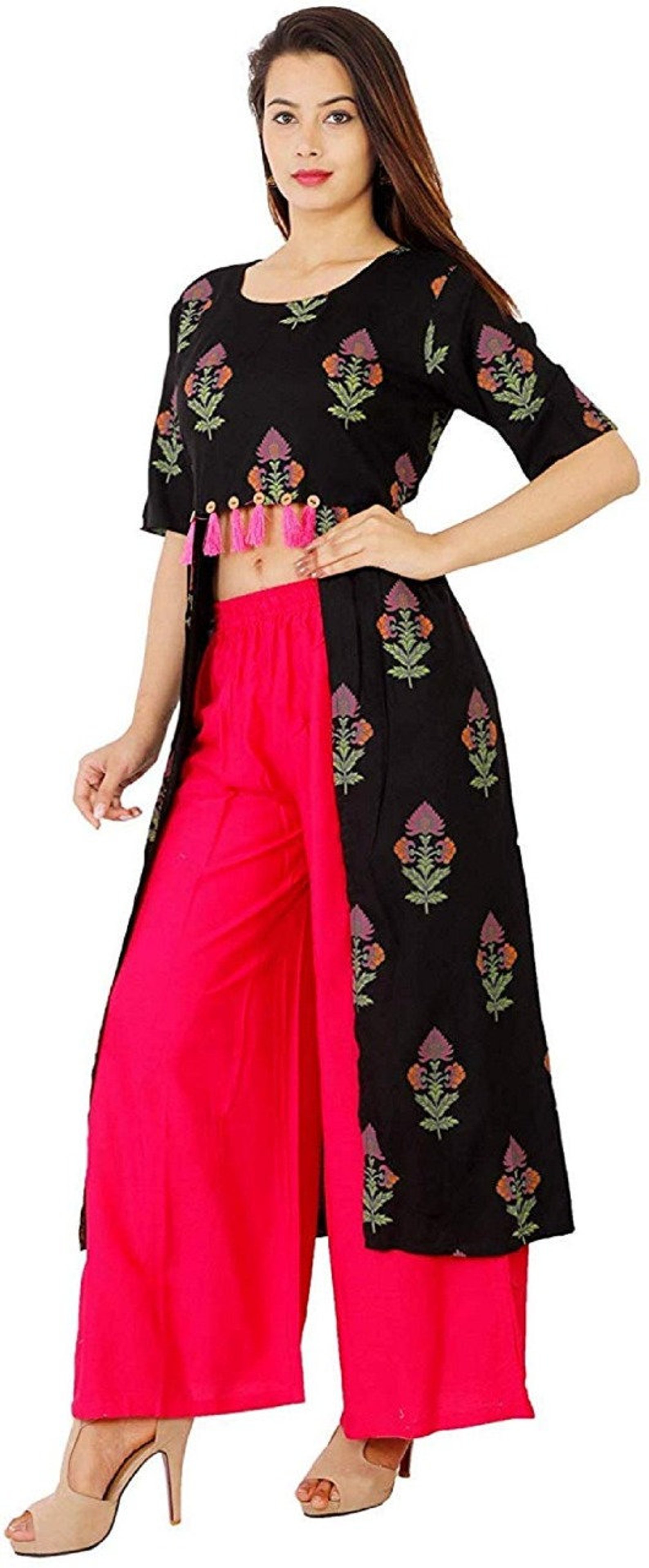 kurti plazo set party wear