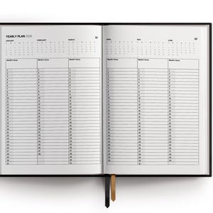 2026 Daily Planner: Hardcover Weekly & Monthly Habit Tracker image 8