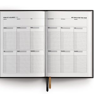 2026 Daily Planner: Hardcover Weekly & Monthly Habit Tracker image 7