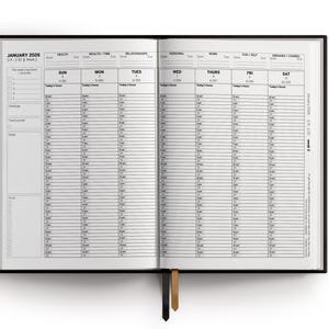 2026 Daily Planner: Hardcover Weekly & Monthly Habit Tracker image 6