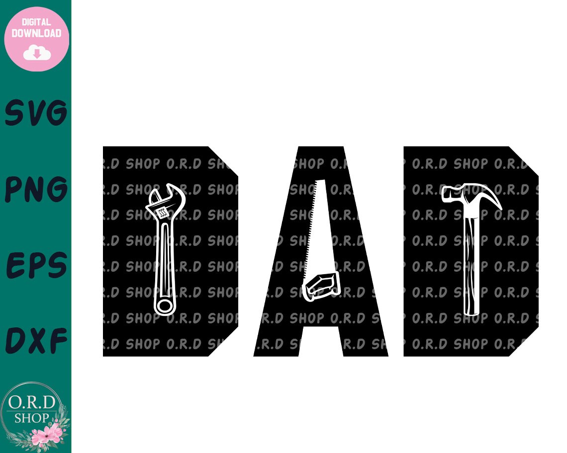 Download Dad Tools Svg File For Cricut Father's Day Papa Svg PNG | Etsy
