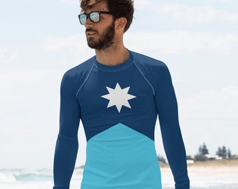 New Minnesota Flag Shirt - Long Sleeve Rash Guard / Fishing Shirt