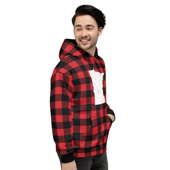 Buffalo plaid hoodie hotsell
