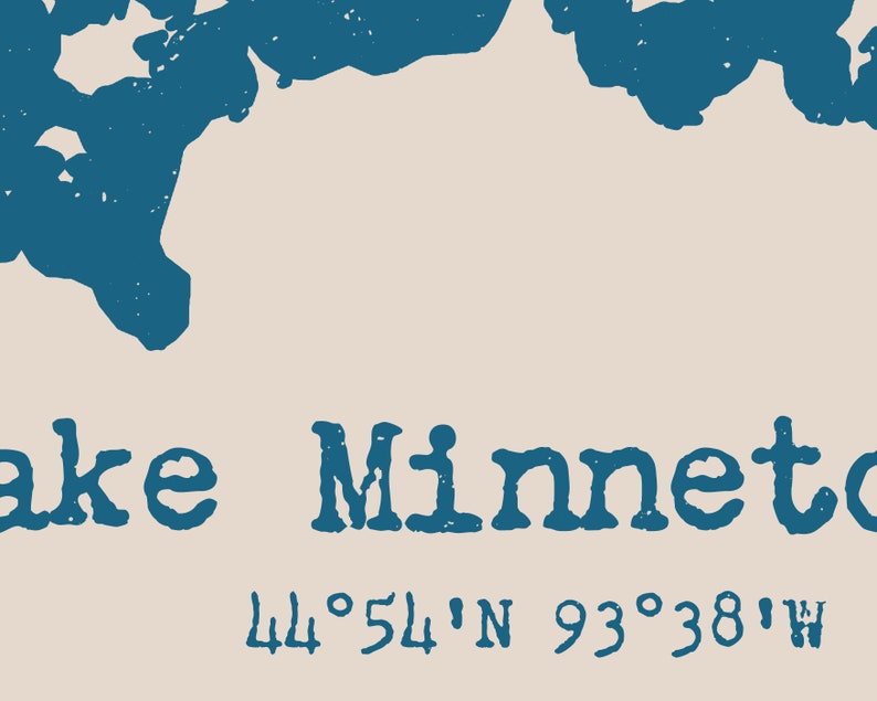 Custom Lake Map T-shirt - Longitude Latitude GPS Coordinates ...