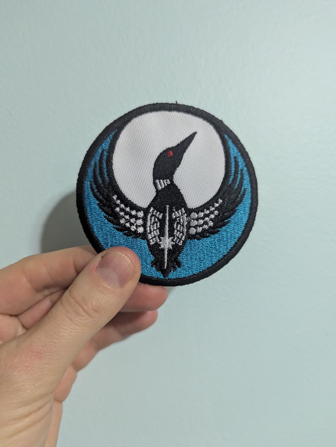 Rebel Loon Pattern Rebel Loon Embroidered Patch - Etsy