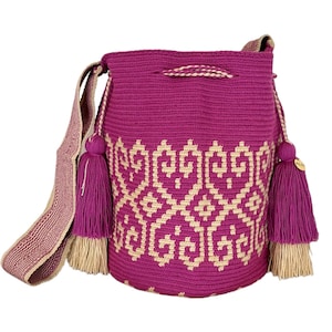 Macramen Wayuu Mochila Bag-Hadmade Häkeltasche - Hochwertige Qualität Boho Style