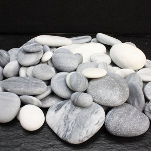 Beach stones tumbled 101 pieces