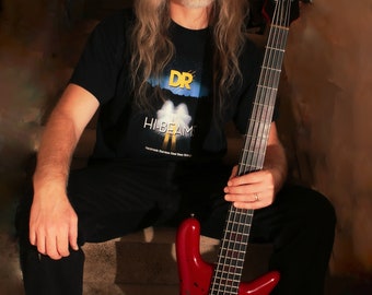 ALEX WEBSTER Bass String Keychain 2023 Autograph Photo Cannibal Corpse