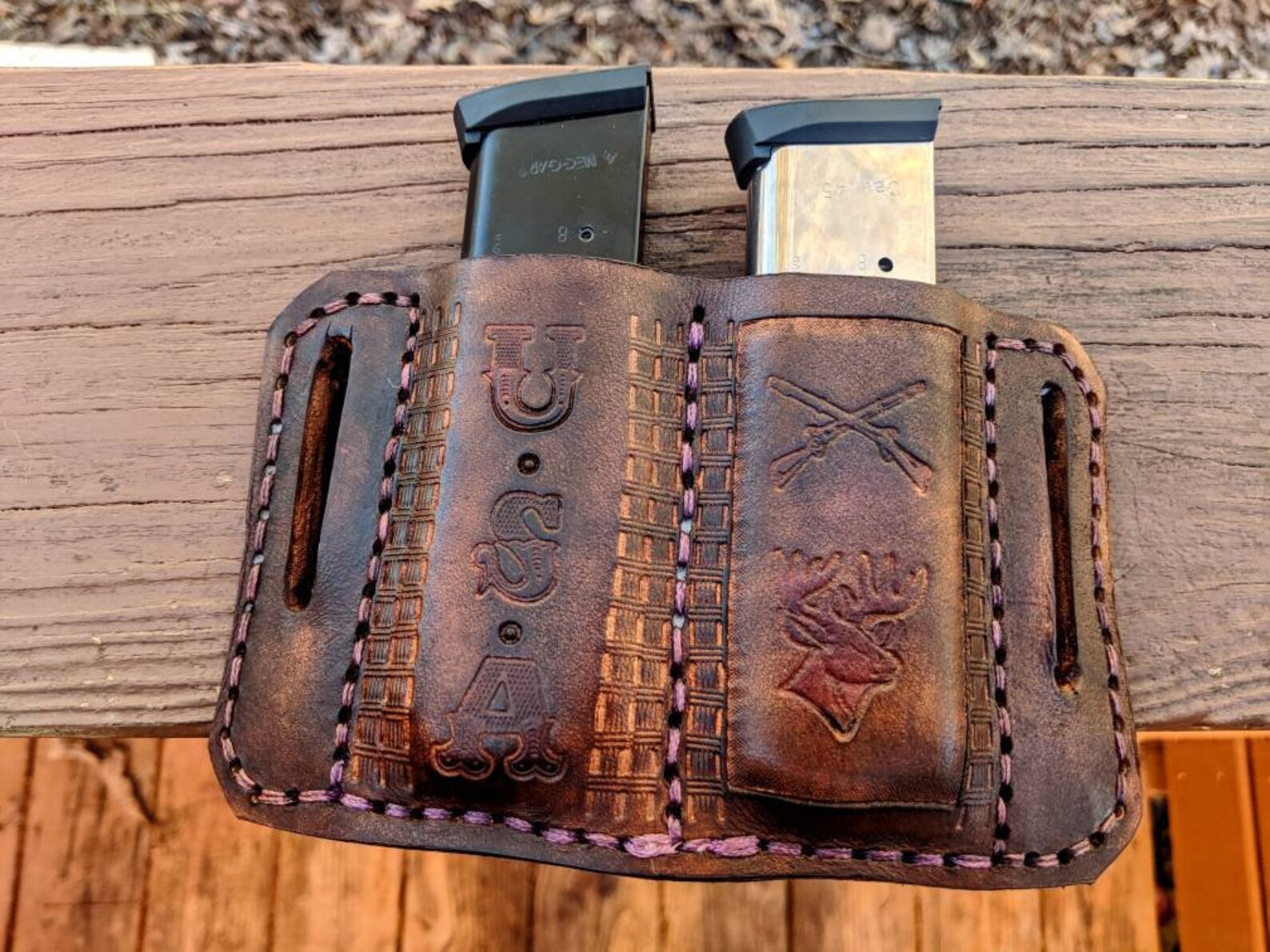 Dual 1911 single stack mag holder americanmade does not Etsy