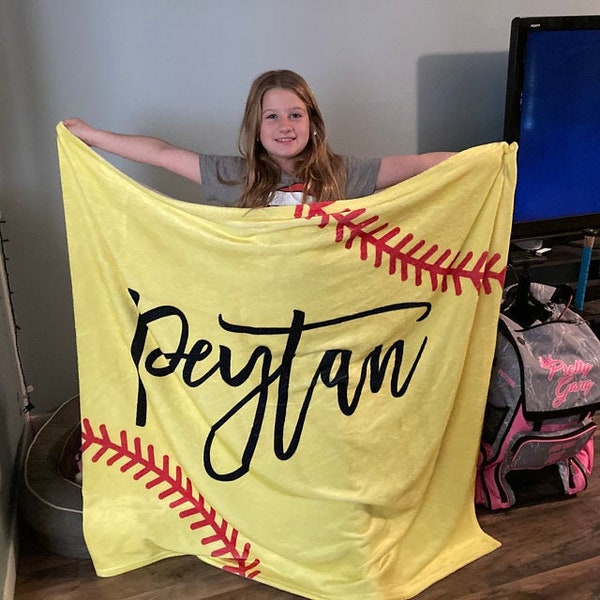 Personalized Softball Fan Gear Etsy