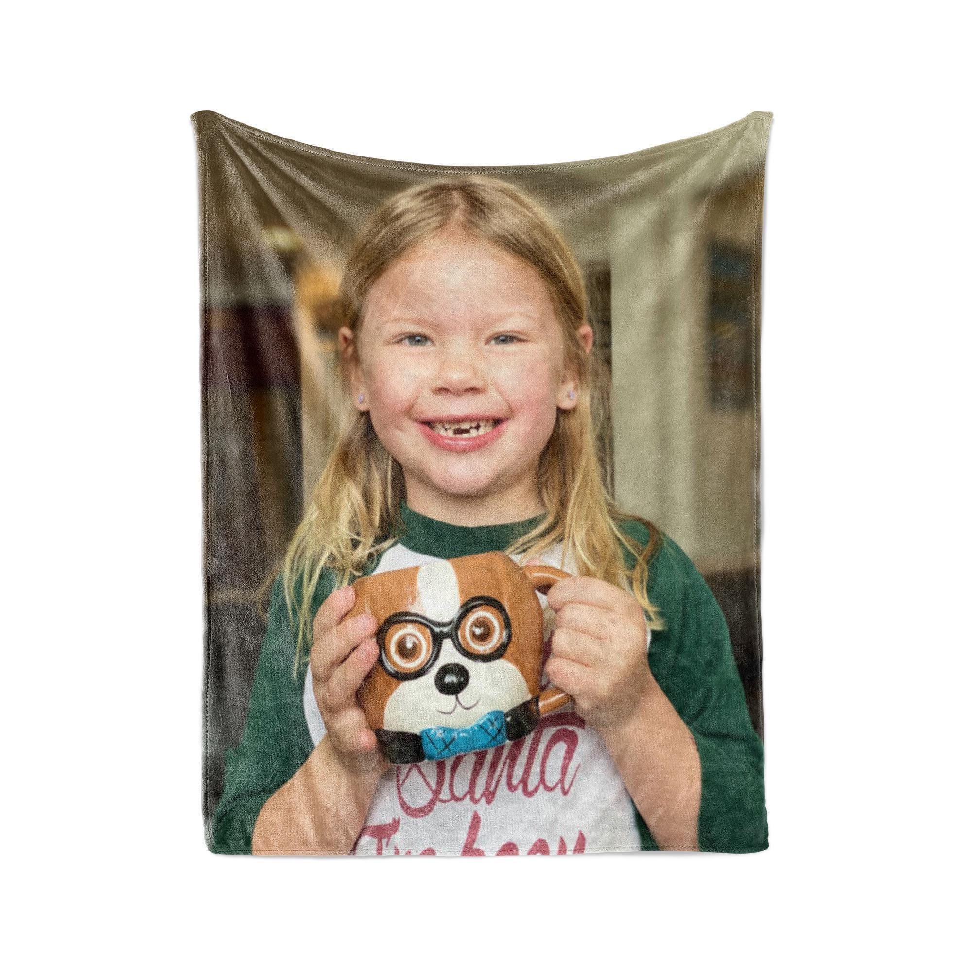 Photo Only - Custom Photo Blanket - Multiple Sizes and Styles - Gift for loved ones, family, mom, keepsake - Picture Blanket Gift