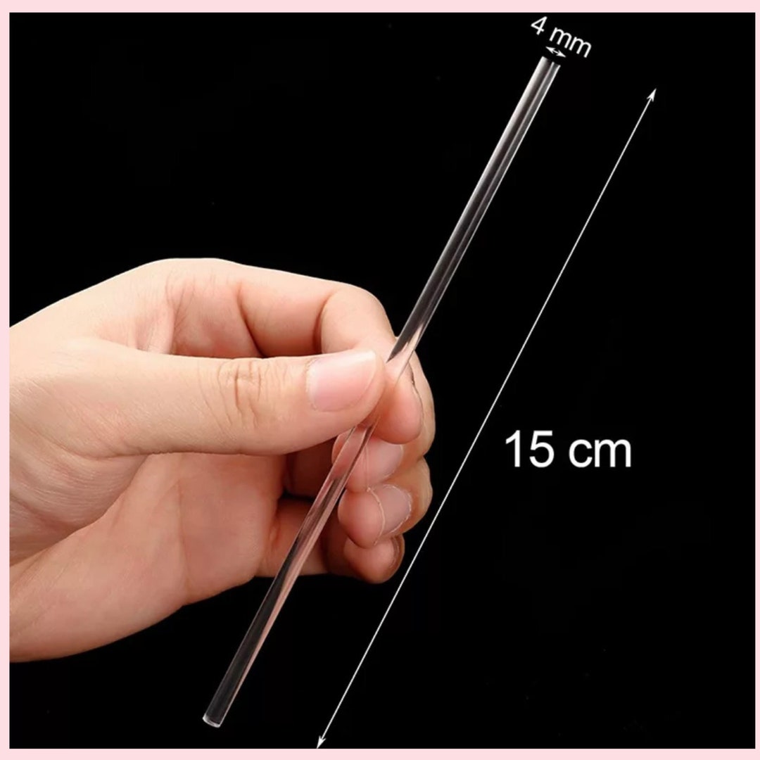 Crystal Clear Lollipop Sticks for Cake Pops or Lollipop Candy 6 15cm