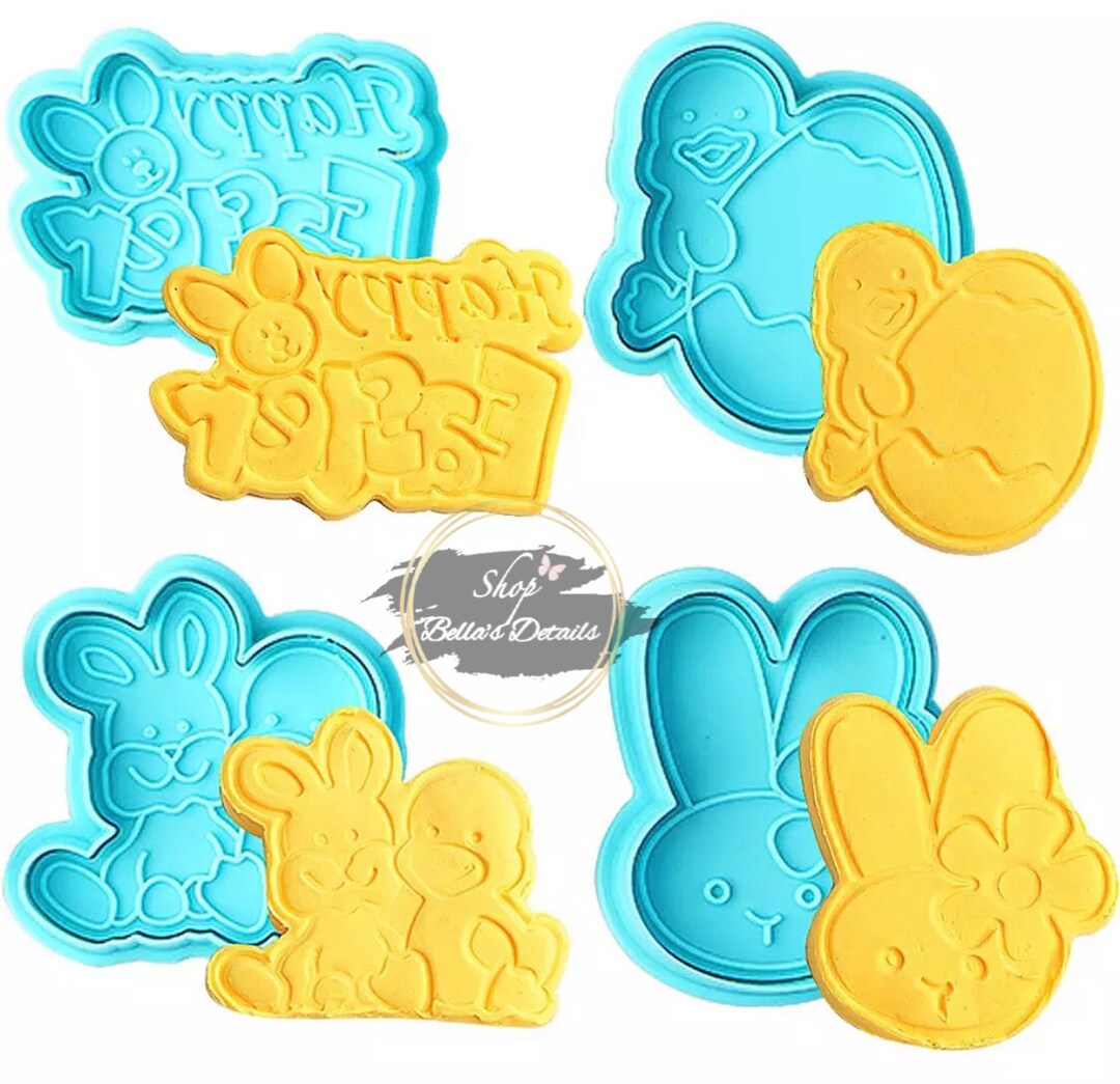 EASTER Cookie Cutter / 4pc Set Etsy