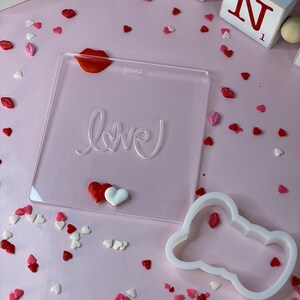 Love Embosser and Cookies Cutter