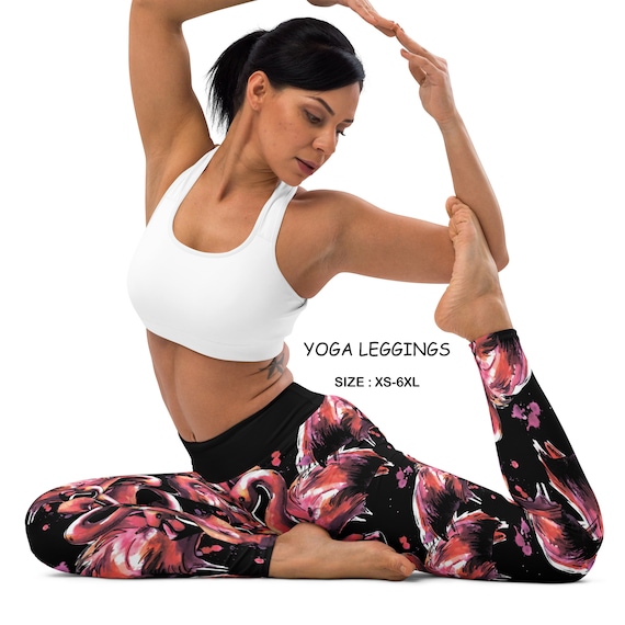 Flamingo Tummy Control Leggings