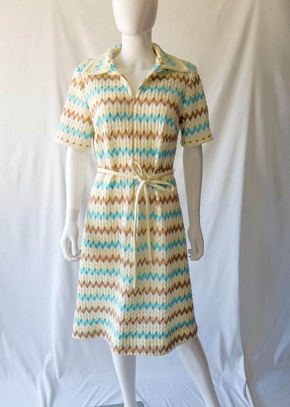 1970’s Henry Lee Zig Zag House Dress