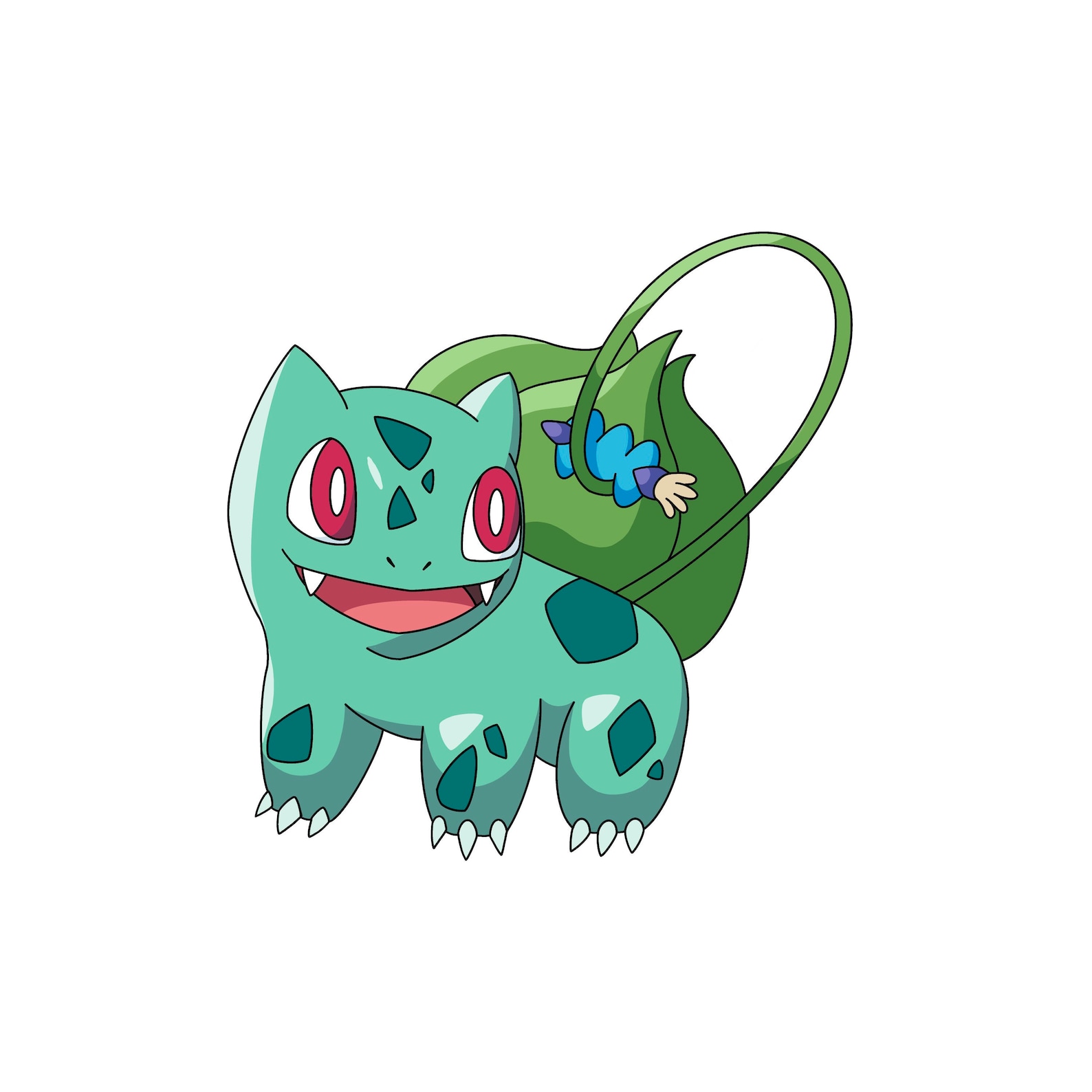 Bulbasaur & Kelpsy Berry Glossy Vinyl Sticker Etsy