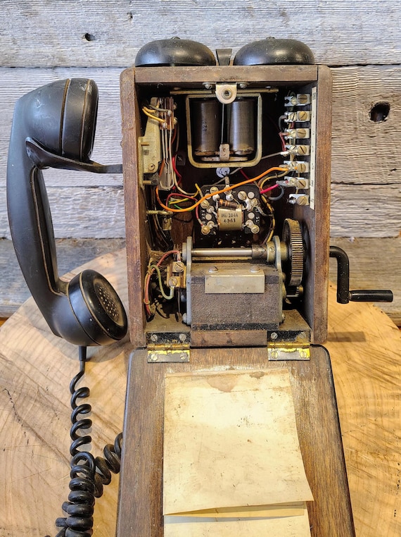 Antique 1920s Northern Electric Crank Telephone - Model 717 - Etsy