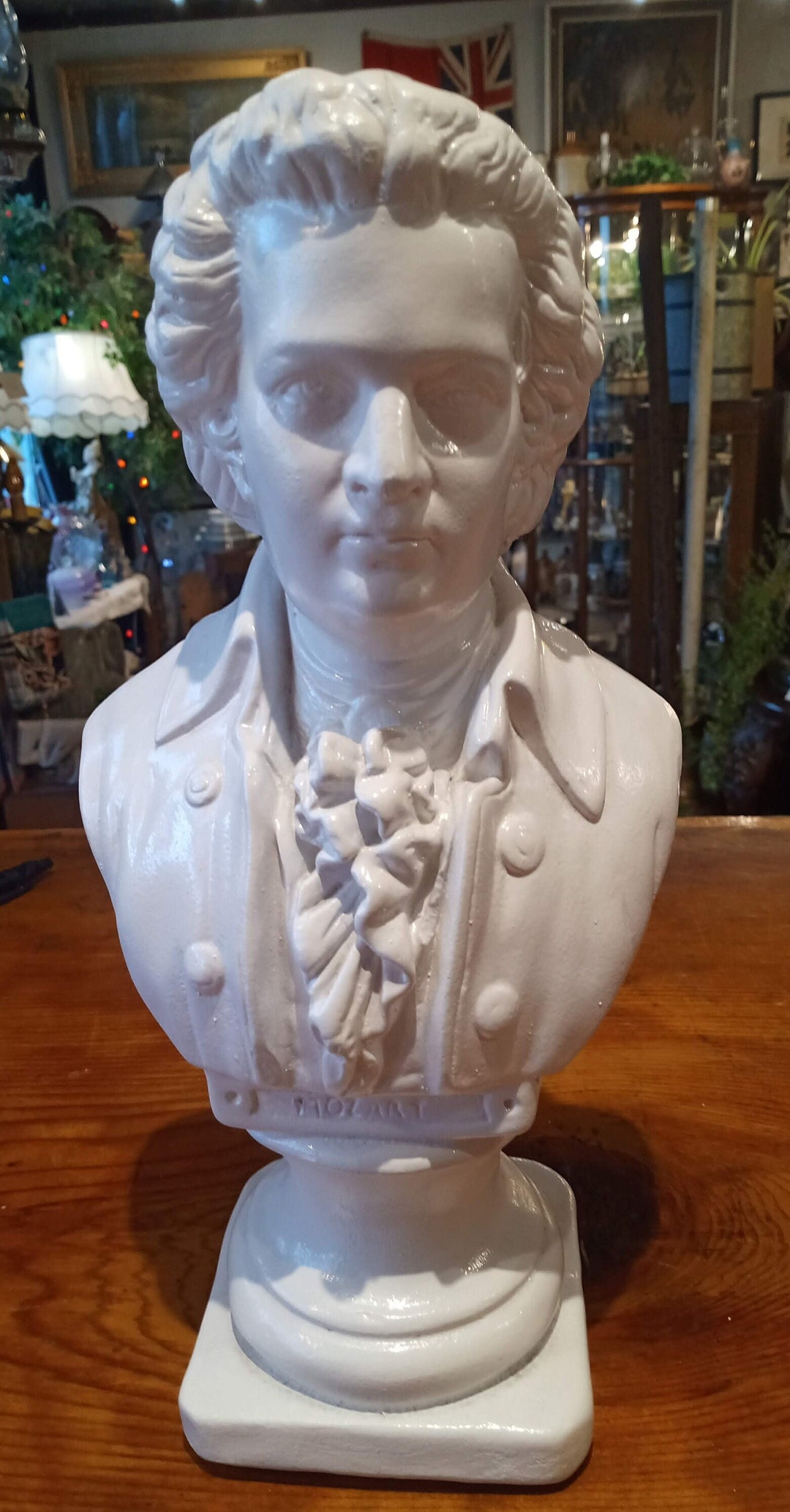 Ceramic Mozart Bust Statue Home Decor for Music Study or Library Etsy