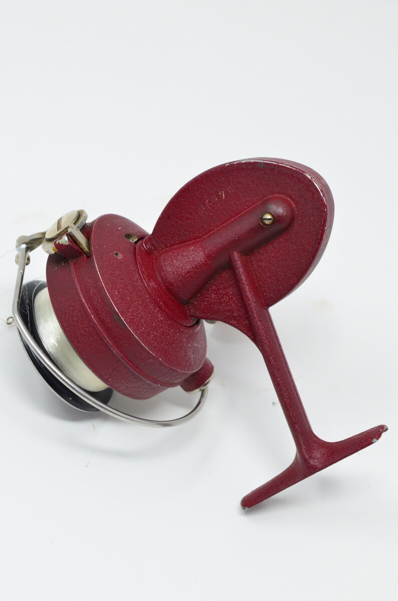 Dam Quick Jr. Red Fishing Reel. Made in Germany Etsy