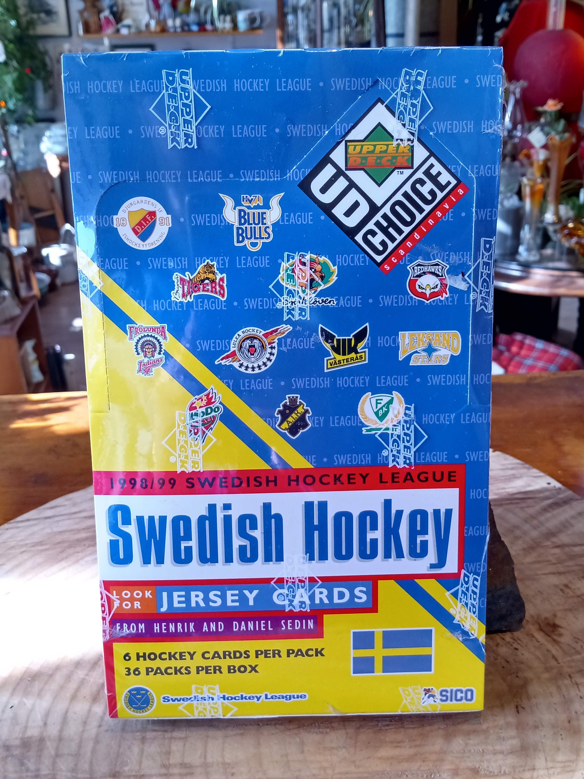 Upperdeck Hockey Cards UD Choice 199899 Swedish Hockey League Sealed