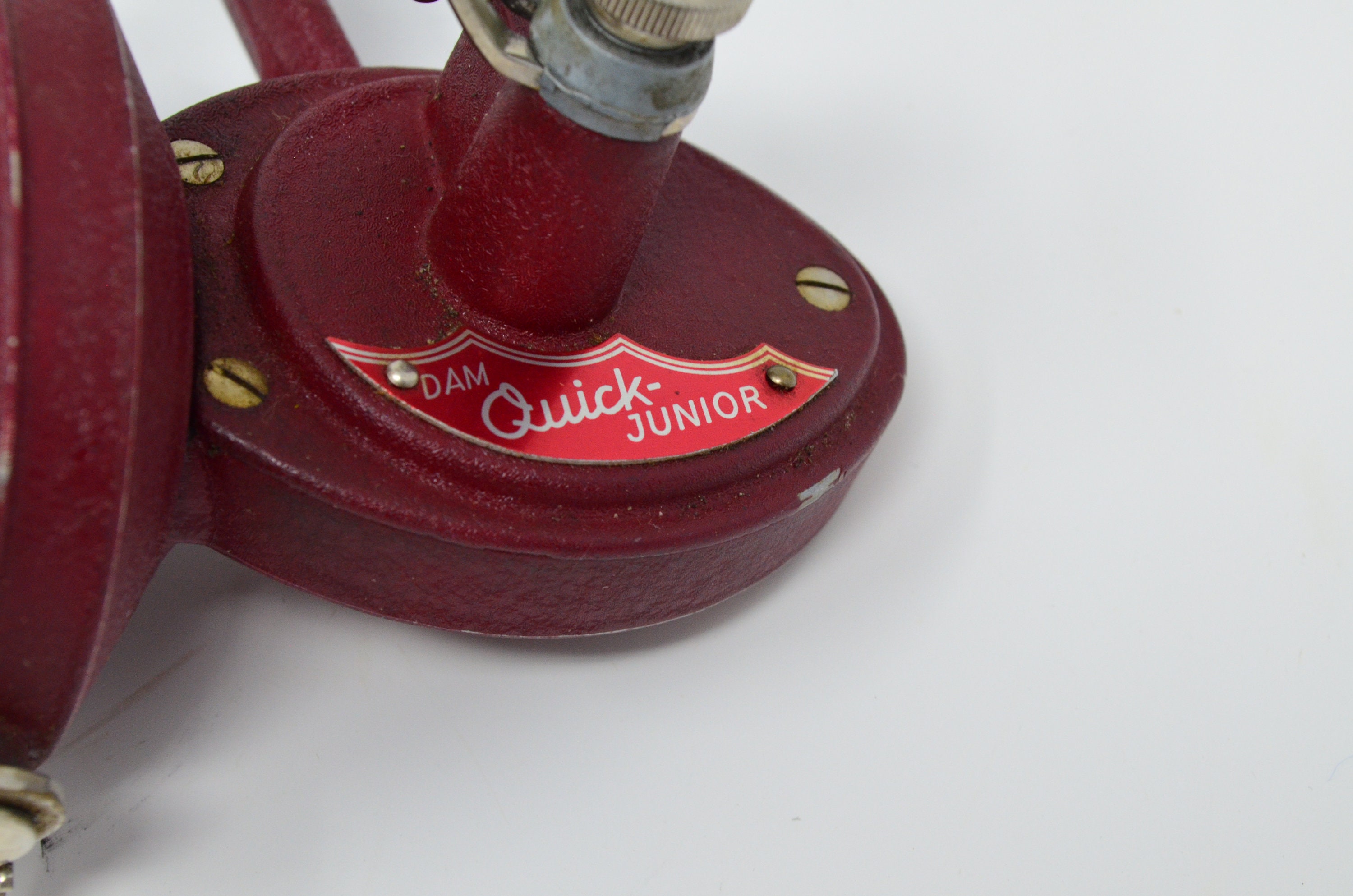 Dam Quick Jr. Red Fishing Reel. Made in Germany -  Canada