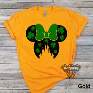 Clover Disney Castle Minnie Mouse Shirt,Minnie Mouse Shirt,Disney Shamrock Shirt,Disney St Patricks,Irish Day Shirt,Clover Shirt,Lucky Shirt