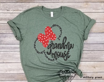 Grandma Mouse Shirt,Disney Grandma Shirt,Grandma Disney Tshirt,Disney Mothers Day,Disney Gift For Grandma,Disney Shirt For Grandma,Nana Tee