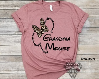 Cheetah Grandma Mouse Shirt,Disney Grandma Shirt,Grandma Animal Kingdom,Grandma Leopard Shirt,Disney Gift For Grandma,Disney Shirt Grandma
